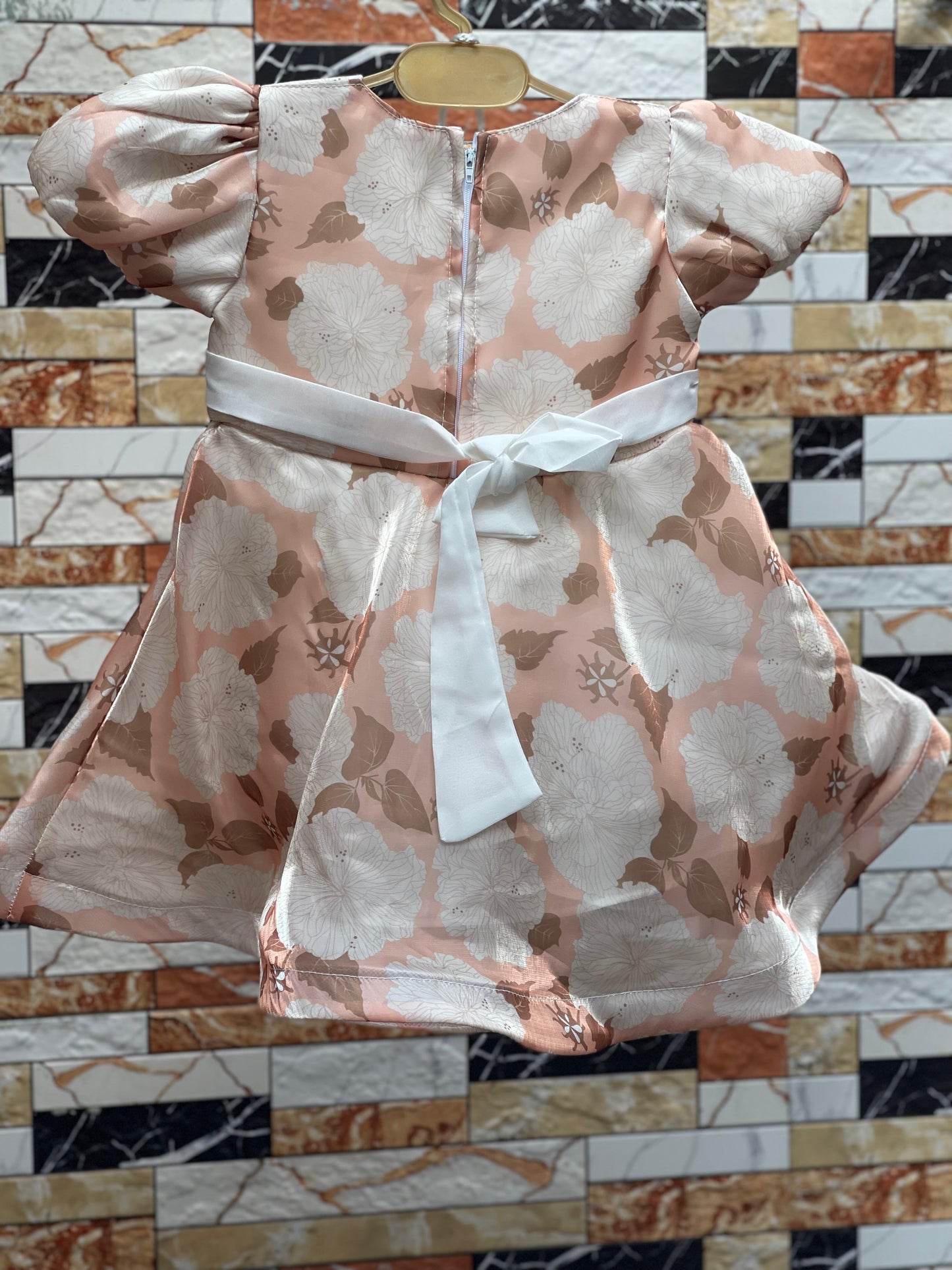 Baby Grace Floral Dress Set with Pajama – Elegant Baby Girl Outfit