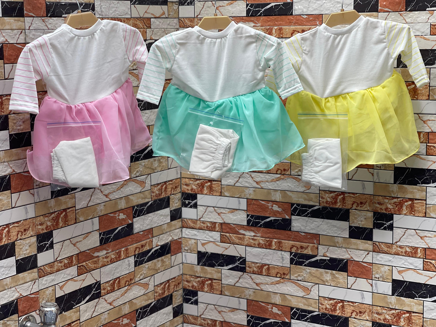 Mini Fairy Bow Dress with Pajama – Baby Girl (6–12 Months)